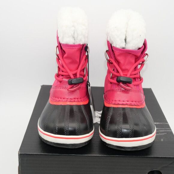 NEW Sorel YOUTH Yoot Pac TP Waterproof Boots Youth Girls Size 7 Rose Pink - Picture 6 of 9
